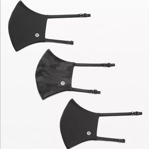 Lululemon double strap masks- 3 pack